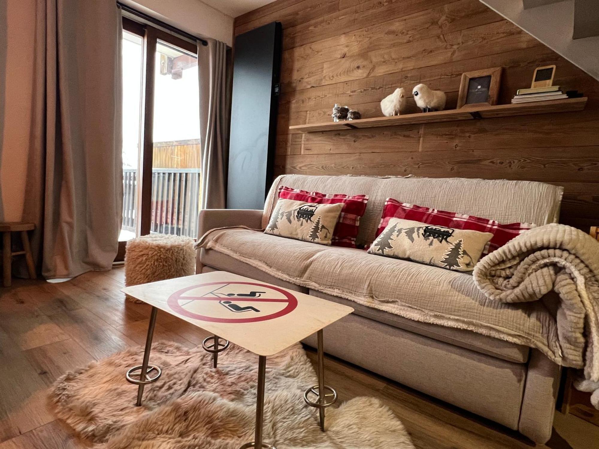 Les Tanieres De Montgenevre - La Marmotte - Duplex 4 P Entierement Renove Avec Vue Magnifique Daire Dış mekan fotoğraf